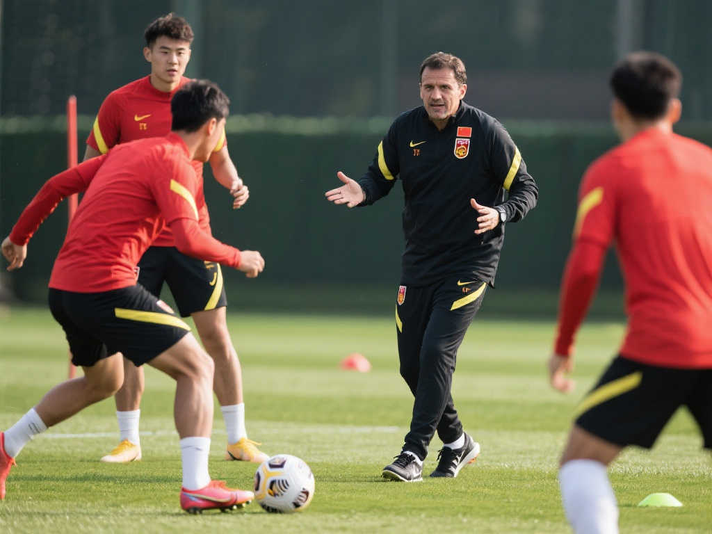 【现场报道】塞鸟领衔国足首训 入队环节笑声不断 【现场报道】塞鸟领衔国足首训 入队环节笑声不断